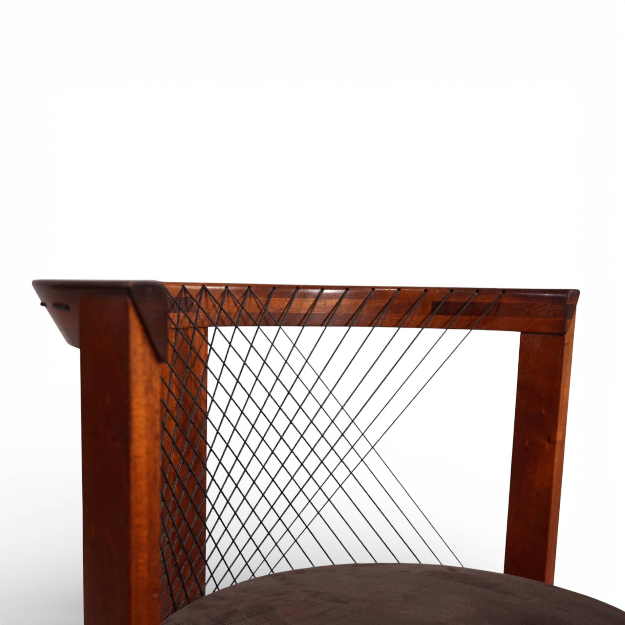 Tranekaer String side/dining chair by Niels Jorgen Haugesen, 1970