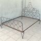Louis XV style wrought iron bed