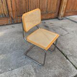Mid-century Italian B32 Cesca chair by Marcel Breuer, 1970s
