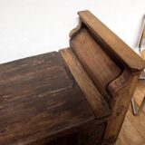 Church bench wooden chest 18th