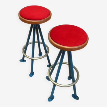 pair of bar stools, 1960
