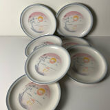 Vintage plates from the 1980s