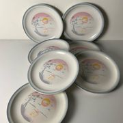 Vintage plates from the 1980s