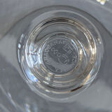 Set of 3 glasses with Cognac crystal baccarat