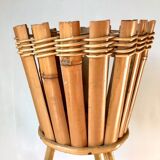 Vintage bamboo plant holder
