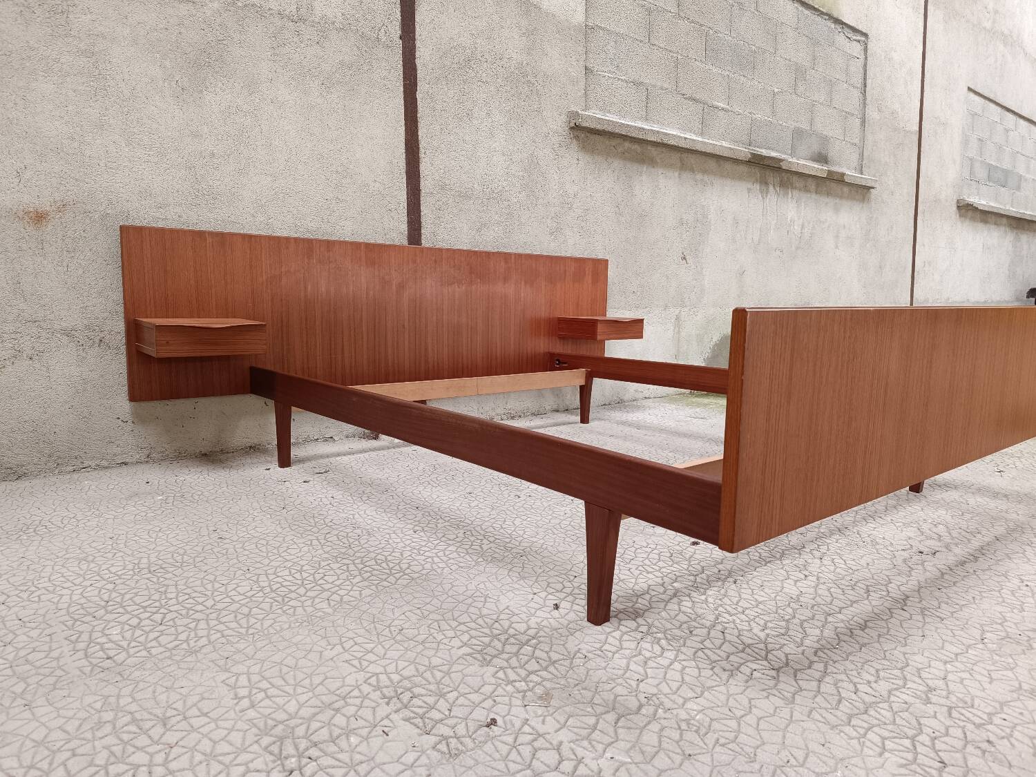 Vintage teak design from the 1960s.