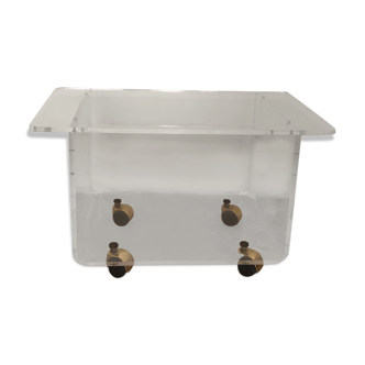 Plexiglas coffee table, Marais International