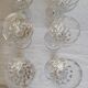 6 crystal glass Lorraine crafts