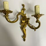 Applique en bronze style rocaille