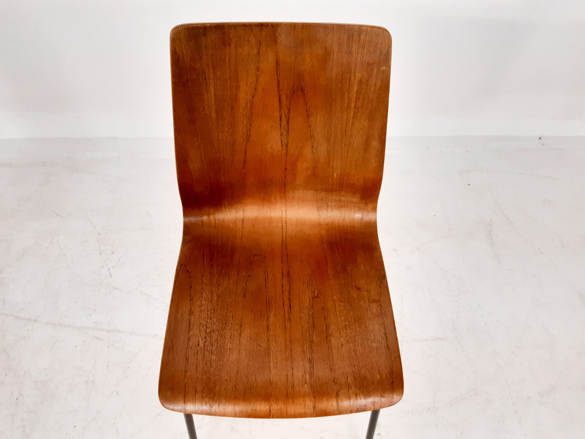 Set of 3 plywood Euroika dining chairs by Friso Kramer for Auping