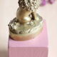 Royal poodle in gilded bronze, nineteenth century
