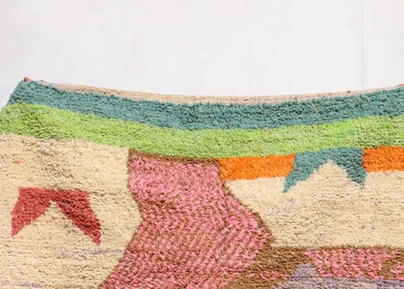 Traditional handcrafted Berber rug, size 140 x 260 cm