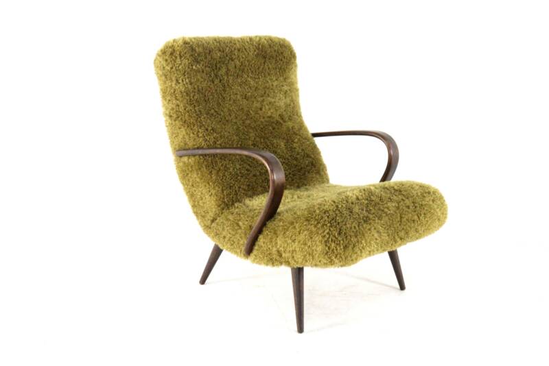 Doodly armchair - mid century modern - one off a kind upholstery