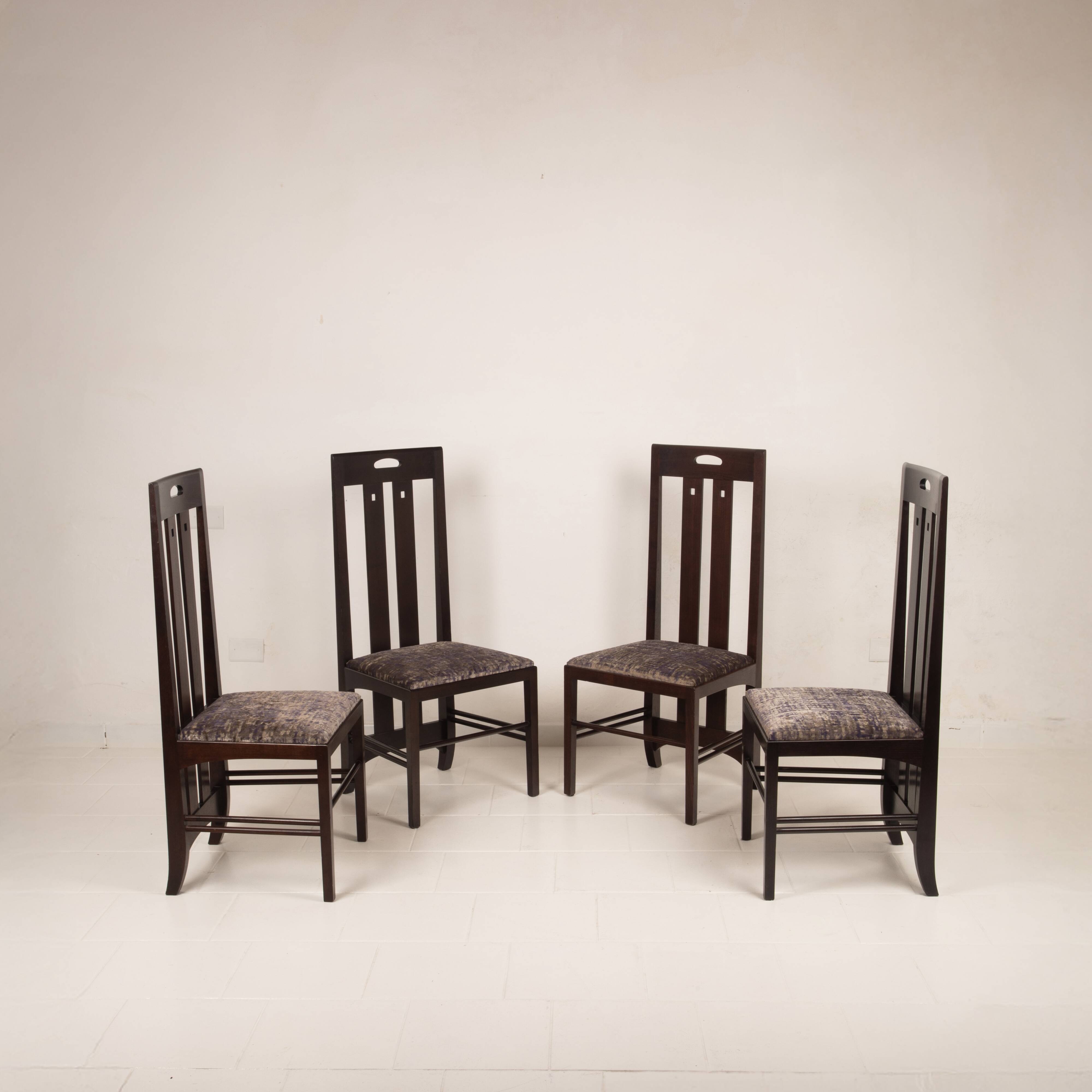 Chaises Ingram Low en bois de frêne au style de Glasgow de Charles Rennie Mackintosh pour Cass