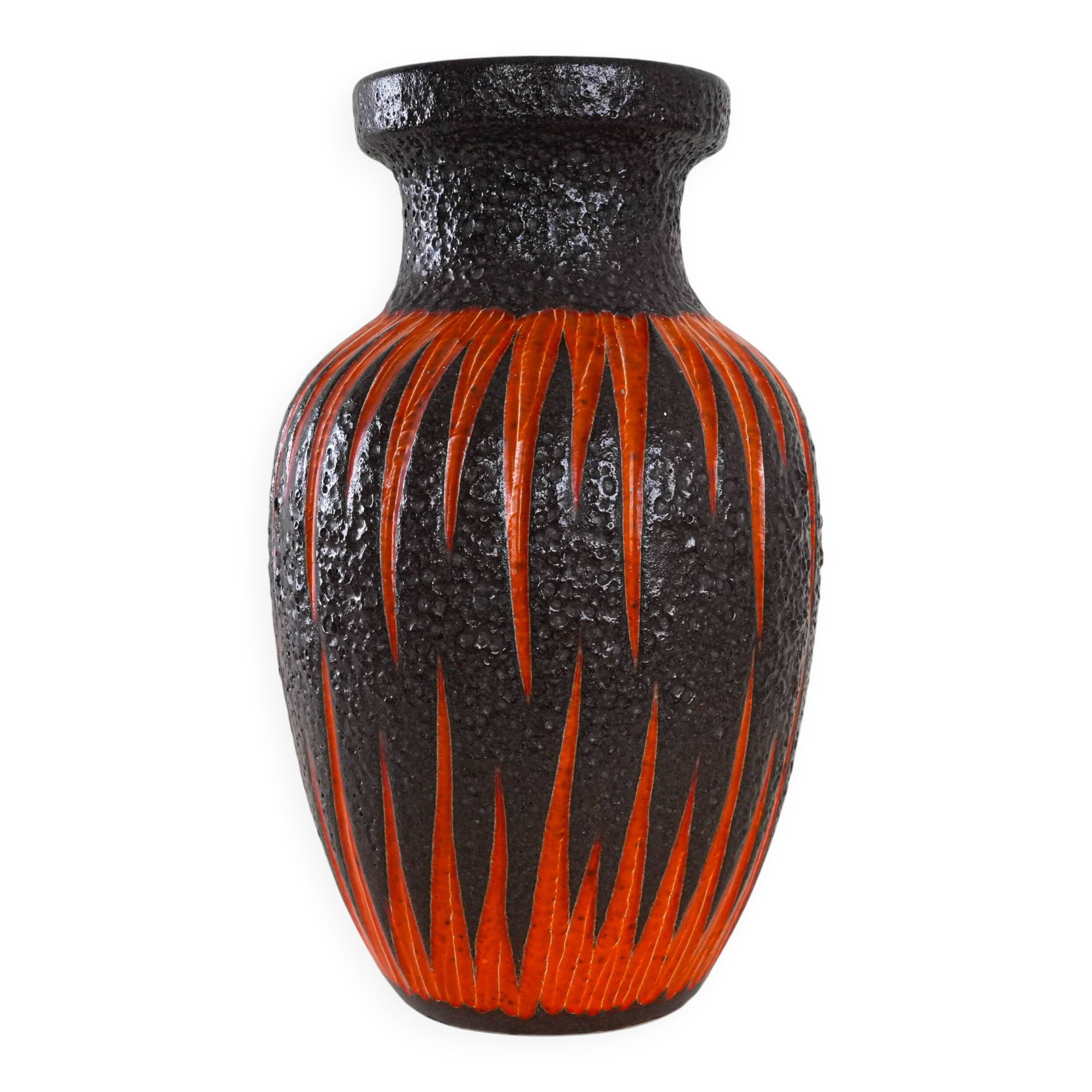 Ceramic vase, German design, 1960s, manufacturer: Scheurich Keramik
