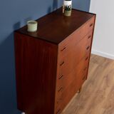 Teak 1960s Danish Mid Century Chest Of Drawers