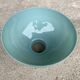 Antique glass lampshade