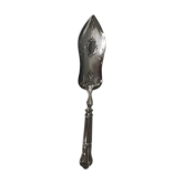 Former silver pie shovel 19th century punches