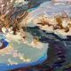 Old painting signed Oil on cardboard dimensions: height - 55cm - length -