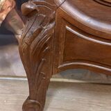 Louis XV Style Center Bed in Walnut