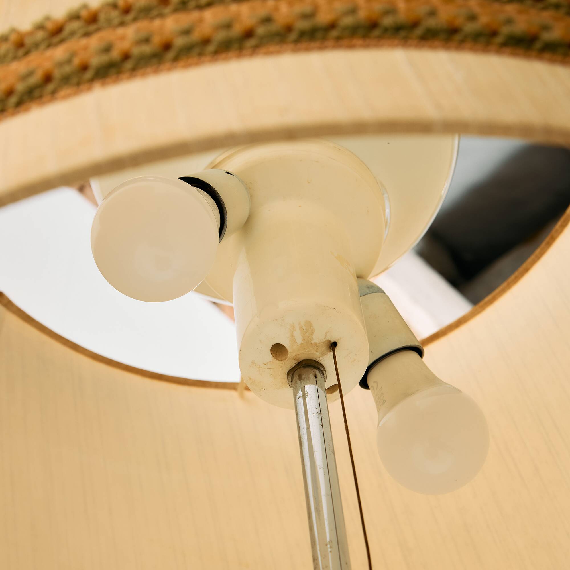 German ceramic floor lamp by Kaiser Leuchten