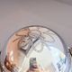 Antique English Silver-Plated Roll-Top Caviar Dish with Ram’s-Head Decoration