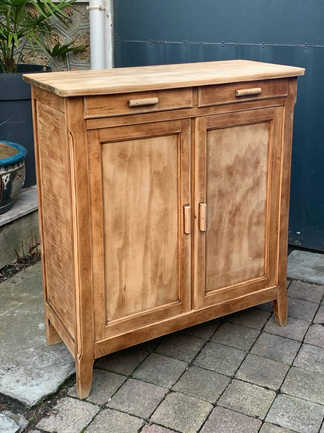 Buffet parisien bois brut 1940 H100