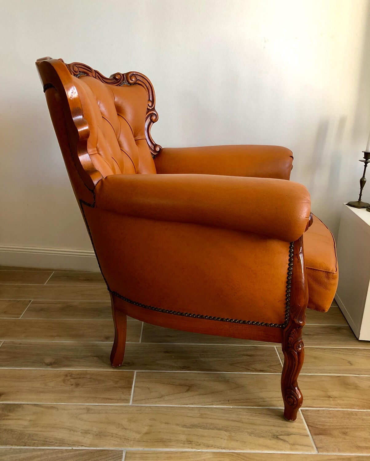 Baroque Chesterfield armchair