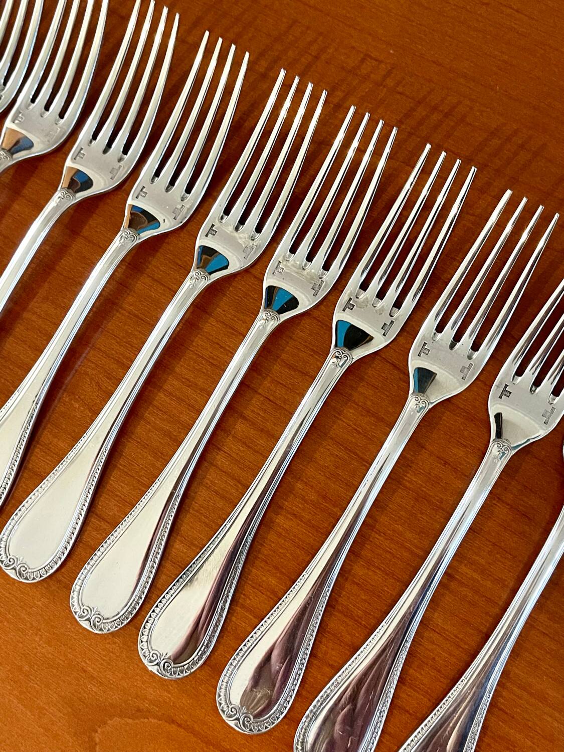 Christofle Malmaison 12 dessert forks 17 cm new condition