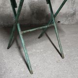 Painted metal folding table