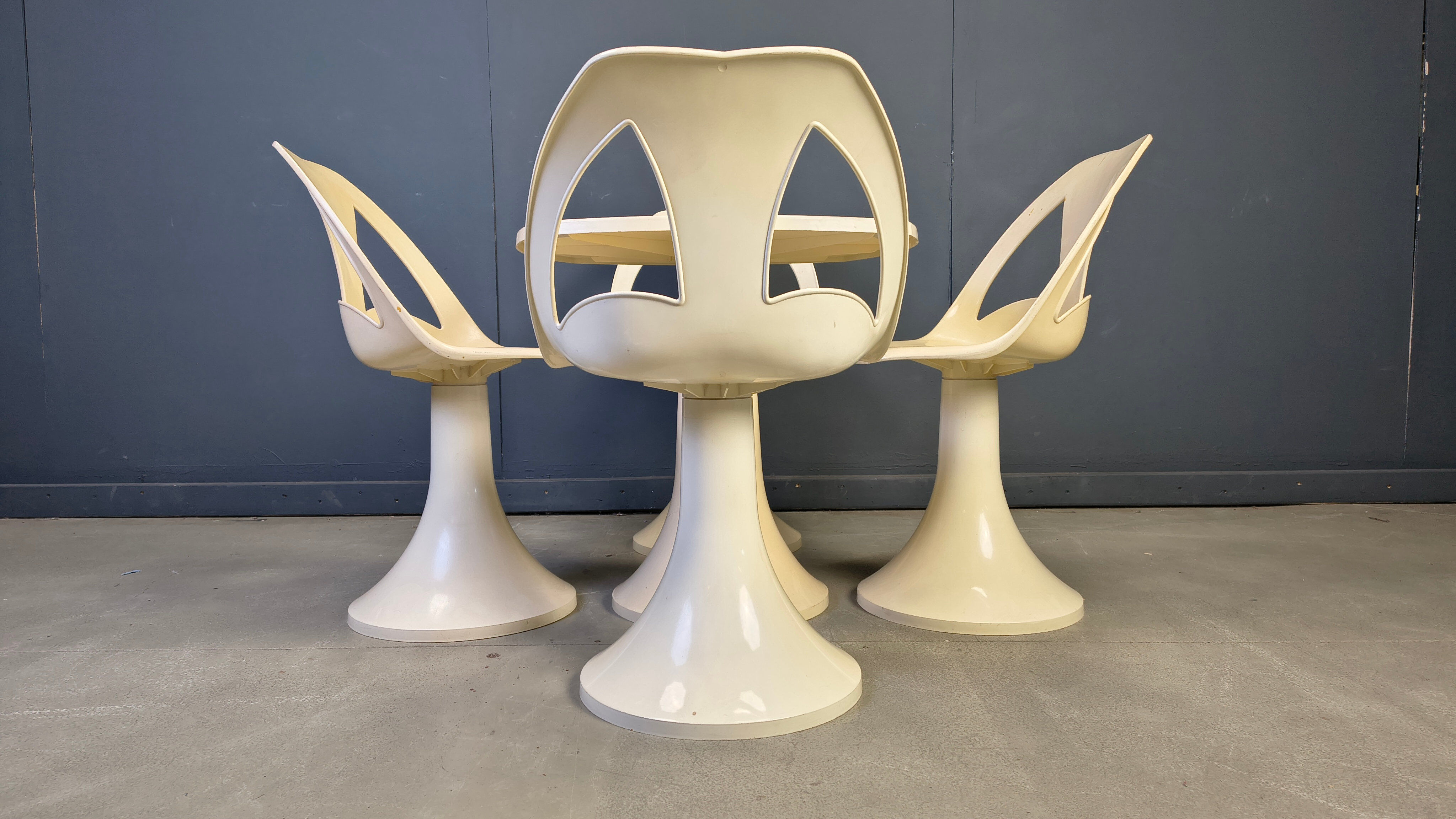 Ensemble de salle à manger Space Age, années 1960