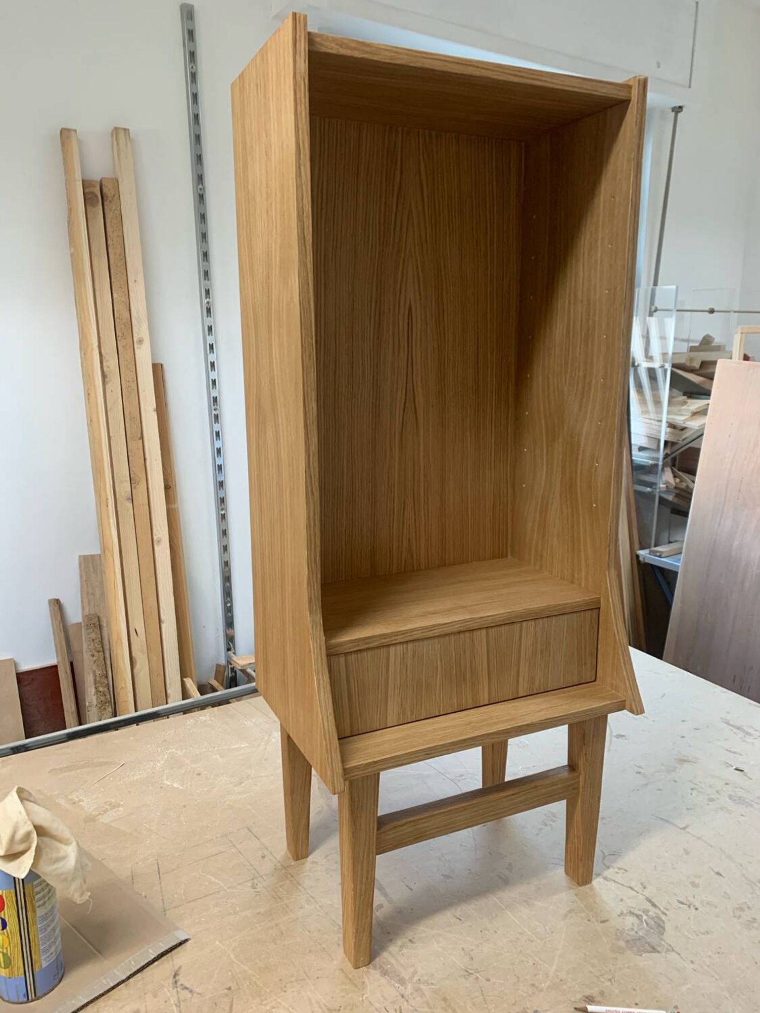 Library with drawer