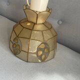 Lustre en nacre et laiton
