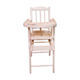 Old folding baby high chair