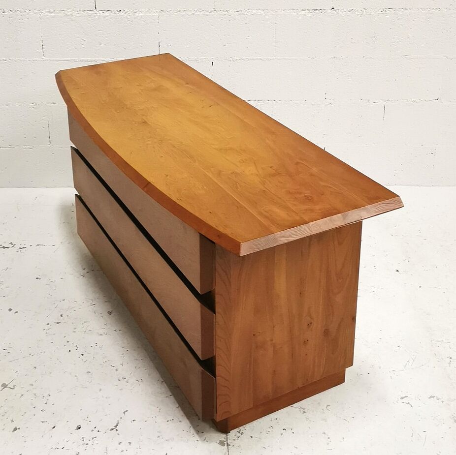 Elm chest of drawers, Roche bobois