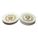 Service de 11 assiettes en porcelaine d'Auteuil