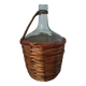 Dame Jeanne 2l old woven wicker rattan