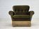 1970s, Danish lounge chair, low, furniture velour, ash wood legs.