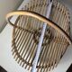 Vintage bamboo and rattan fruit bowl – Large fruit basket, boho chic / Riviera, retro centrepiece – Mid-Century 60s design
