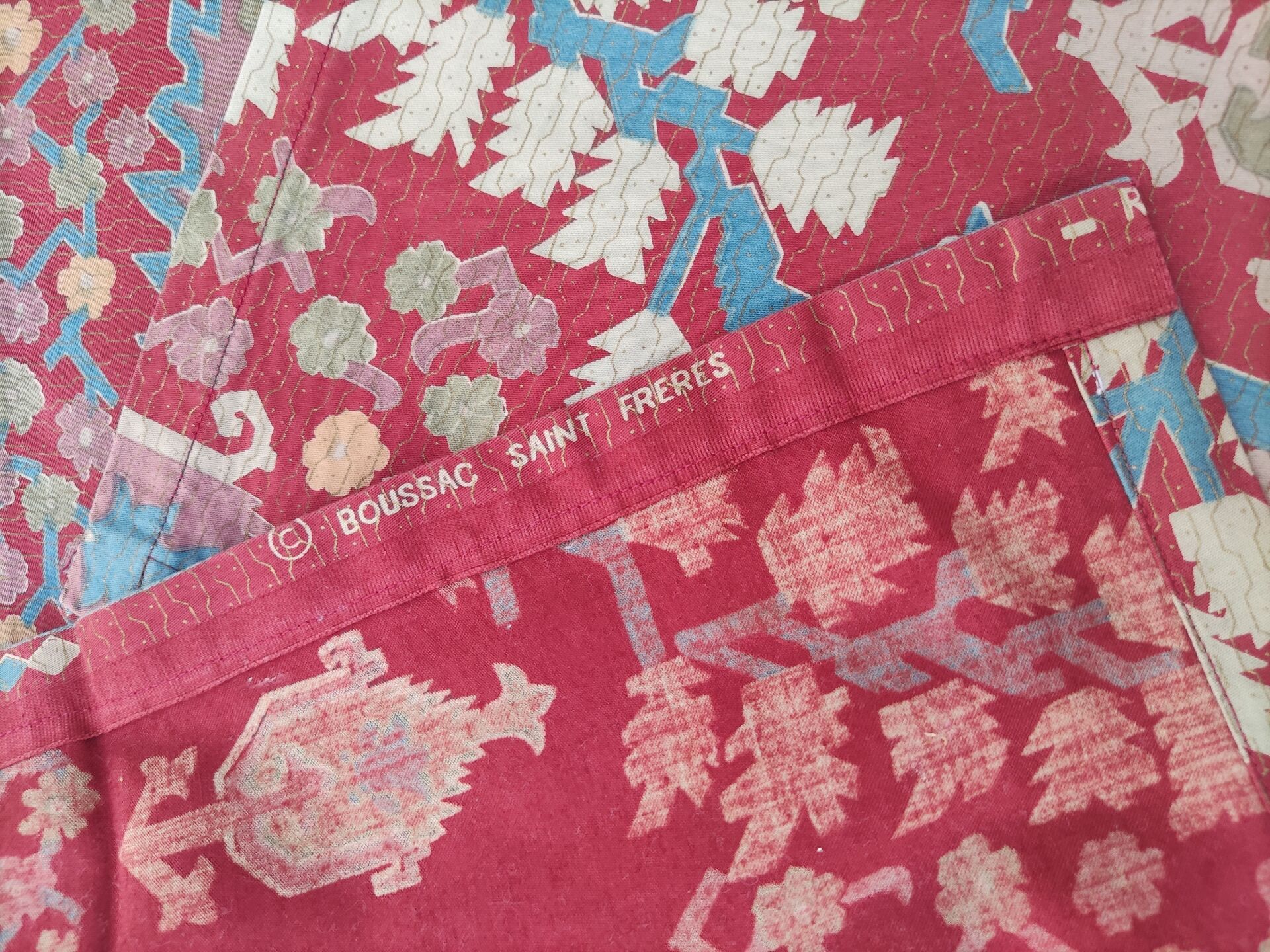 Nappe et serviettes Boussac - romanex - modèle Yarkandi