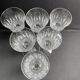 6 Red/White Wine Glasses – Mouth Blown and Hand Cut Crystal