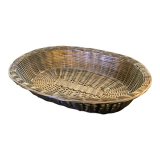 Silver metal breadbasket