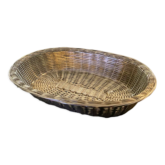 Silver metal breadbasket