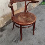 Late 19th-century office chair by Jacob and Joseph Kohn in Vienna, Austria