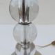 Art deco lamp in chrome metal and glass ball