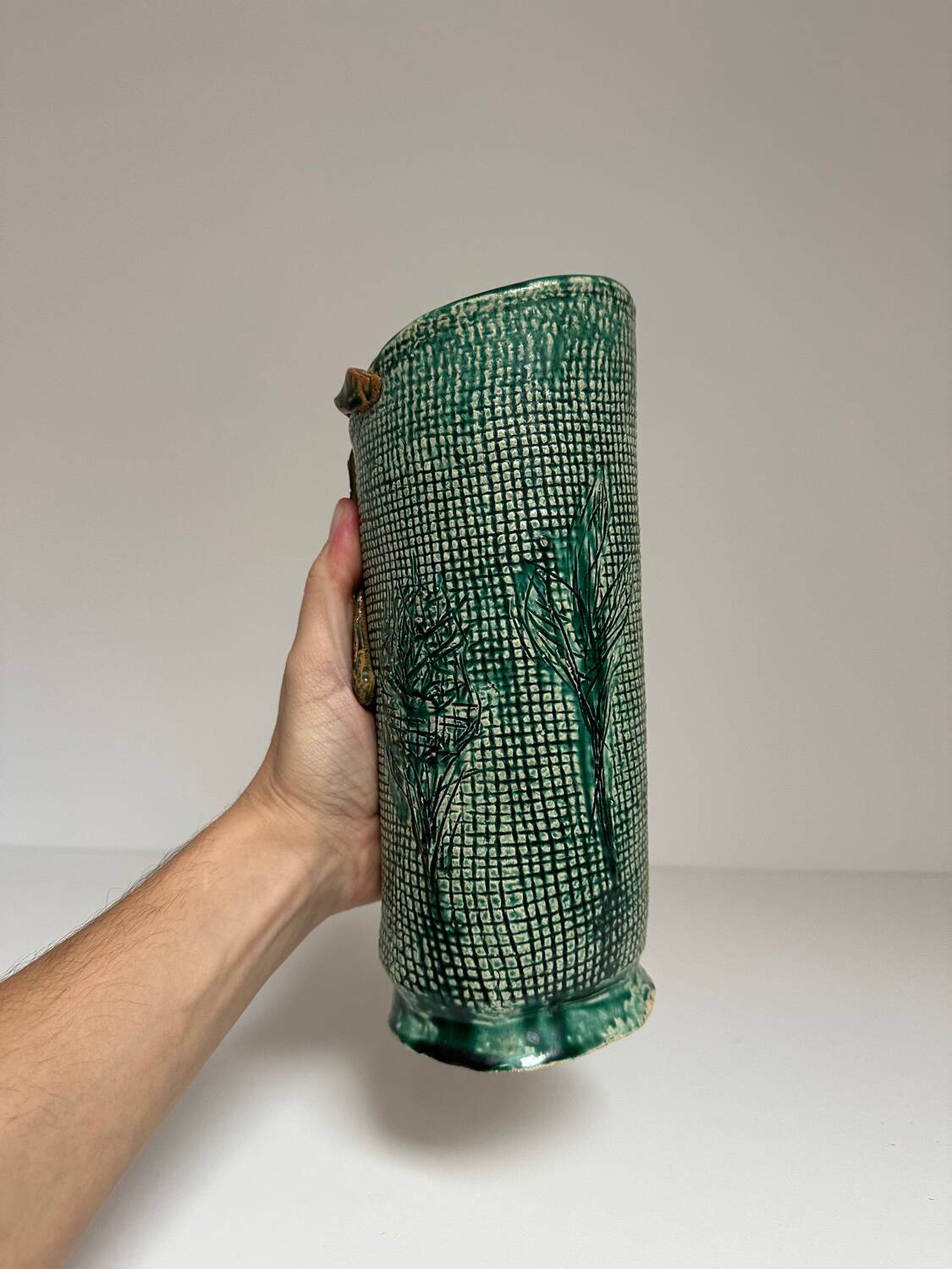Glazed ceramic vase, 1970