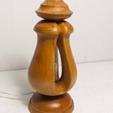 Lampe à poser bois massif 1960