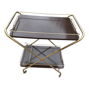 Table desserte pliante roulante