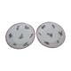 2 flat plates in Sarreguemines model Dieppe diam 20 cm