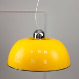 Rare Large Yellow Space-age Pendant from Guzzini, 1970s